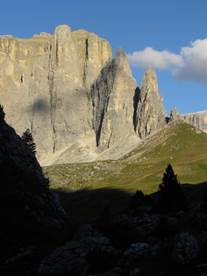 Aufbaukurs Alpinklettern Dolomiten Sellapass